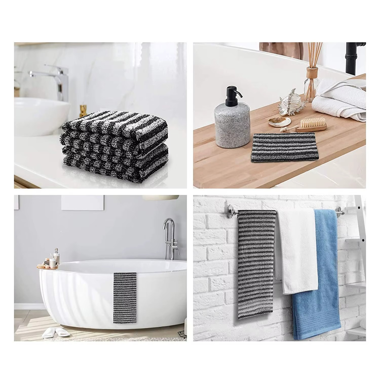 SkinRevive Panno Scrub da Doccia – Panno Scrub Igienico per una Pelle Liscia