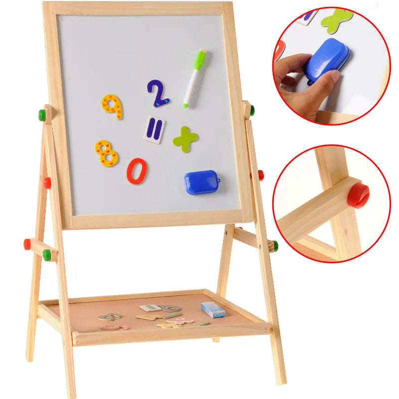 ArtMaster Cavalletto Artistico Doppio Lato - Avventure Educative per Piccoli Artisti