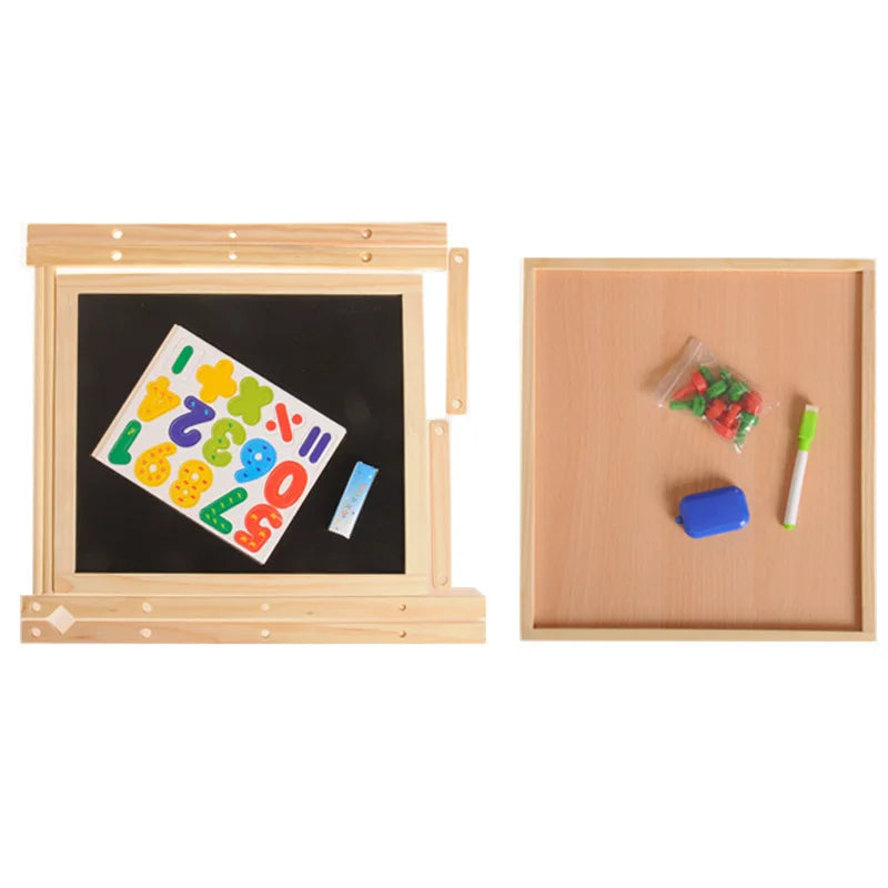 ArtMaster Cavalletto Artistico Doppio Lato - Avventure Educative per Piccoli Artisti