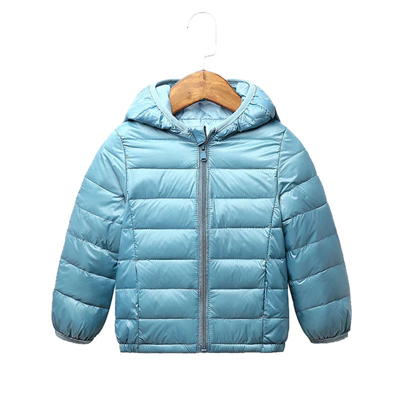 Giacca Leggera in Piuma Luca per Bambini - Calda e Casual per l'Autunno e l'Inverno