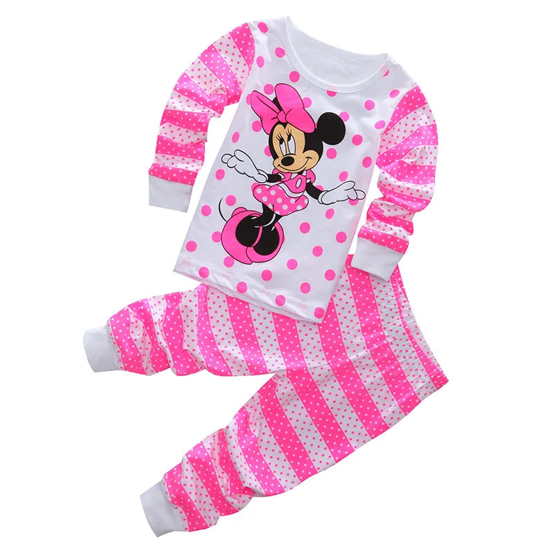 Set Pigiama Lotte Principessa per Bambini - Set Pigiama Bicolore Minnie Mouse