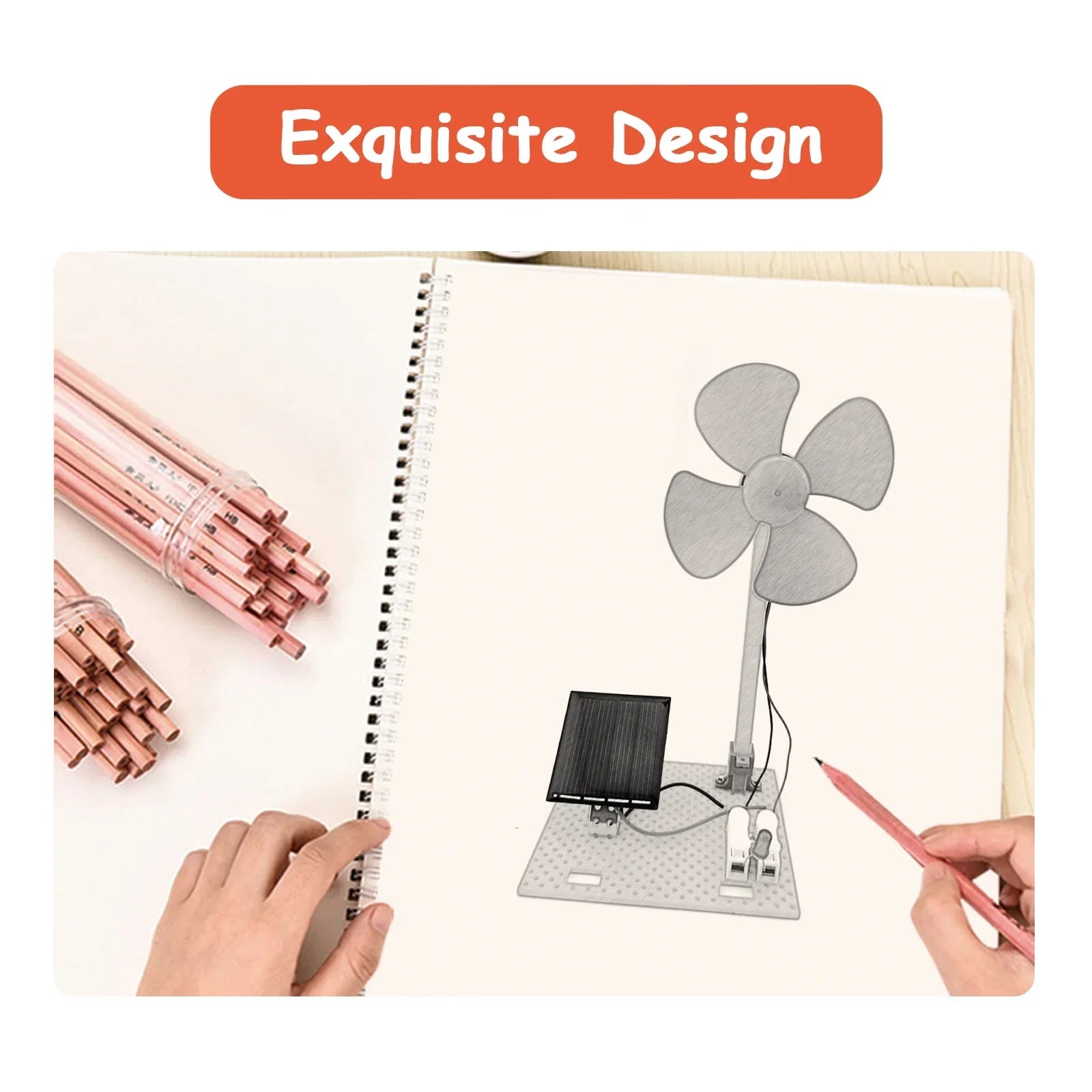 Set Educativo di Energia Solare e Eolica – Esperimento Fai-da-Te Divertente e Istruttivo