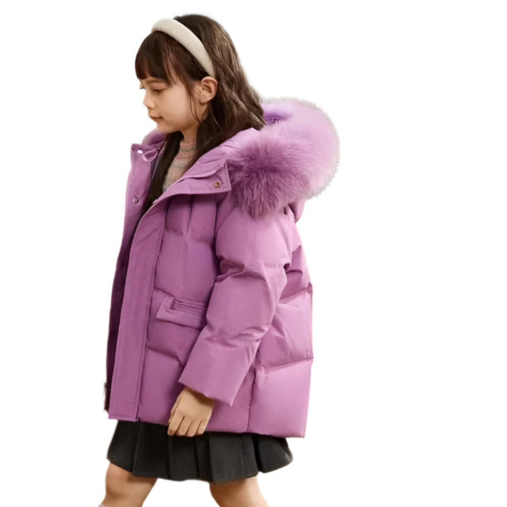 Giacca Invernale per Bambini con Piuma – Calda, Leggera e Confortevole