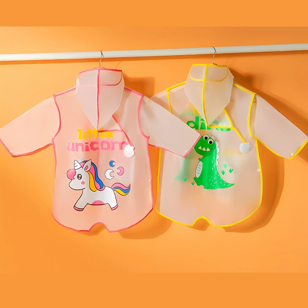 Giacca da pioggia magica per bambini – Protettiva e giocosa sotto la pioggia