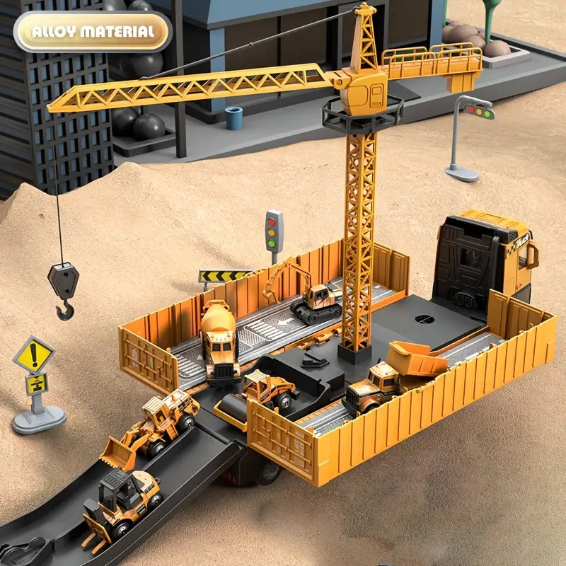 Set di Gru per Costruzioni Tommy - Giocattolo Creativo per Bambini