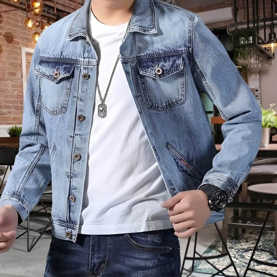 Giacca in Denim Urban Explorer - Robusta e Stilos