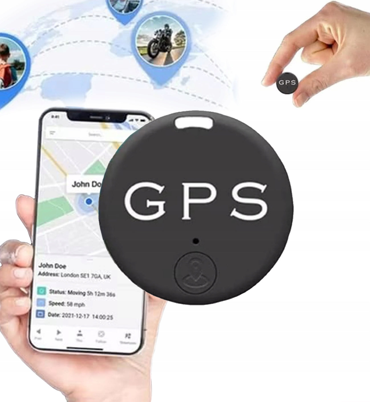 Mini GPS Tracker – Magnetico e Sistema di Tracciamento in Tempo Reale