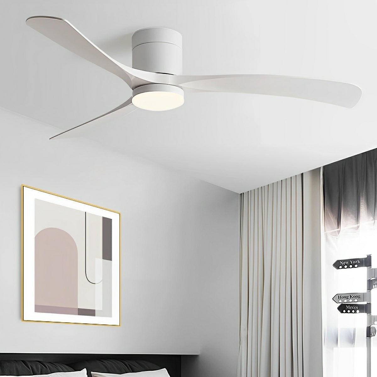 Ventilatore a Soffitto con LED – Silenzioso Comfort e Luce Moderna