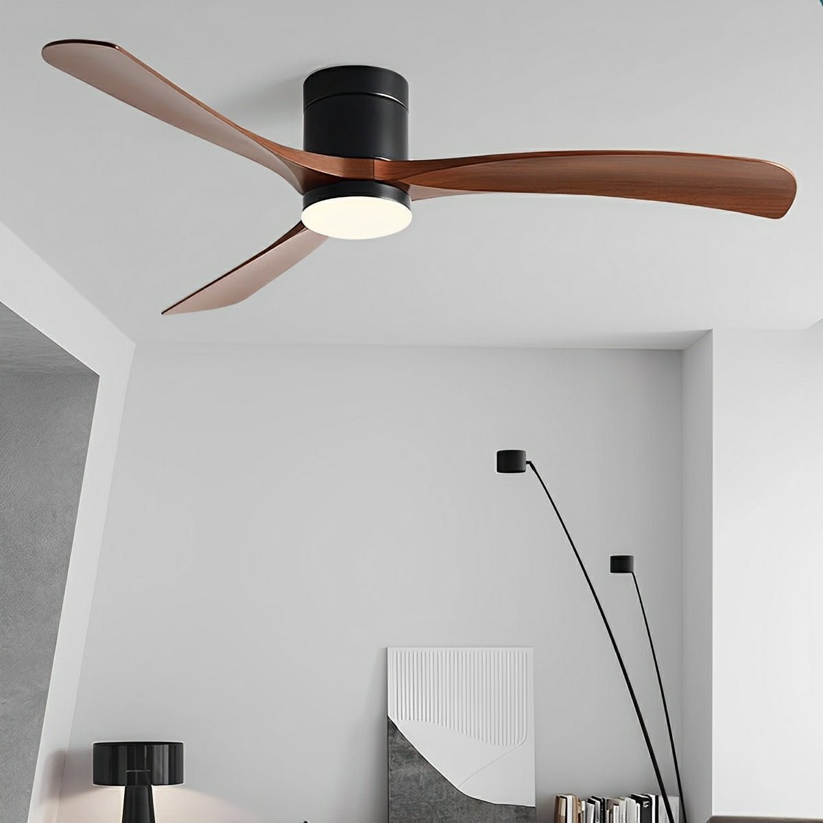 Ventilatore a Soffitto con LED – Silenzioso Comfort e Luce Moderna