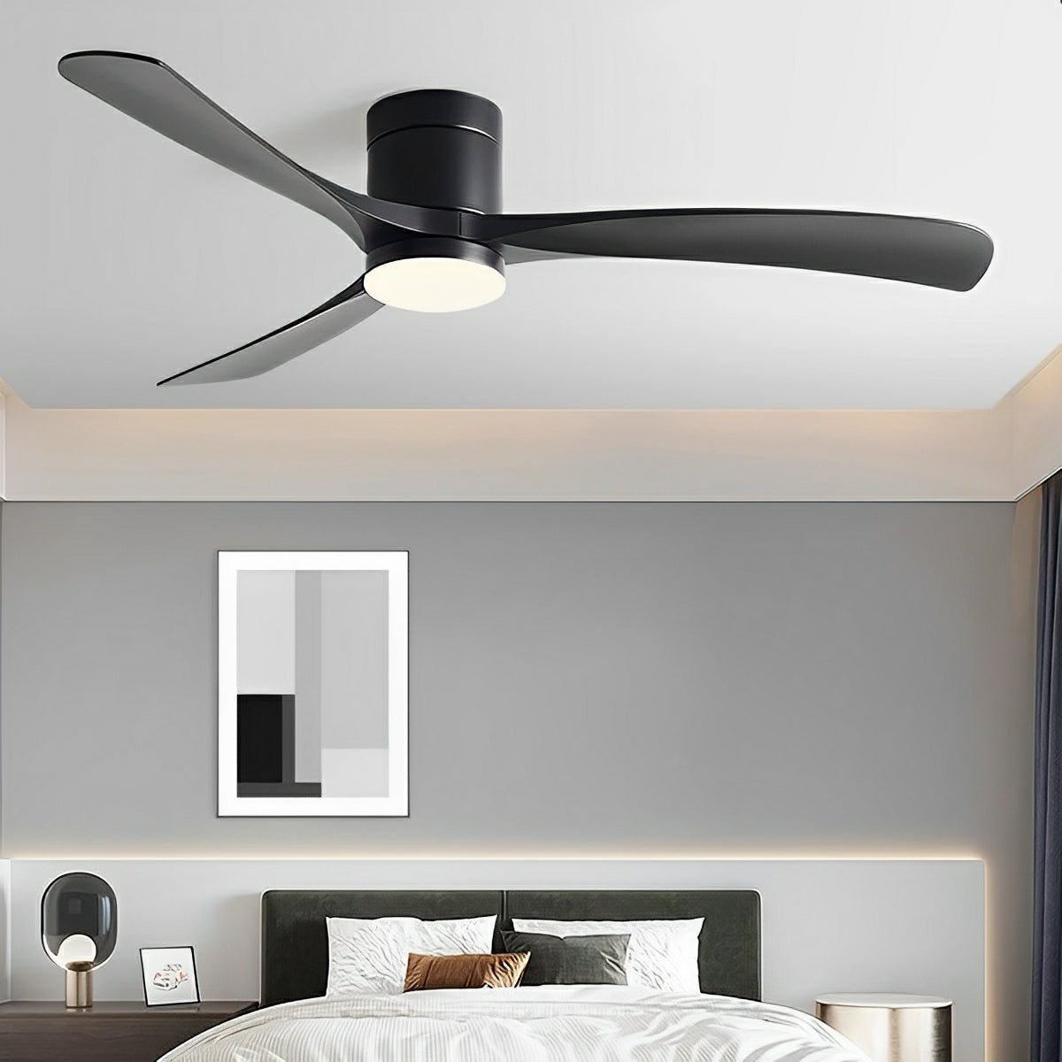 Ventilatore a Soffitto con LED – Silenzioso Comfort e Luce Moderna
