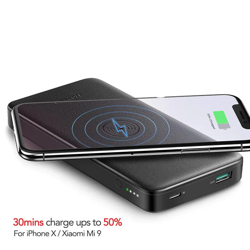 Caricabatterie Wireless Powerbank – 10.000mAh Doppia Uscita