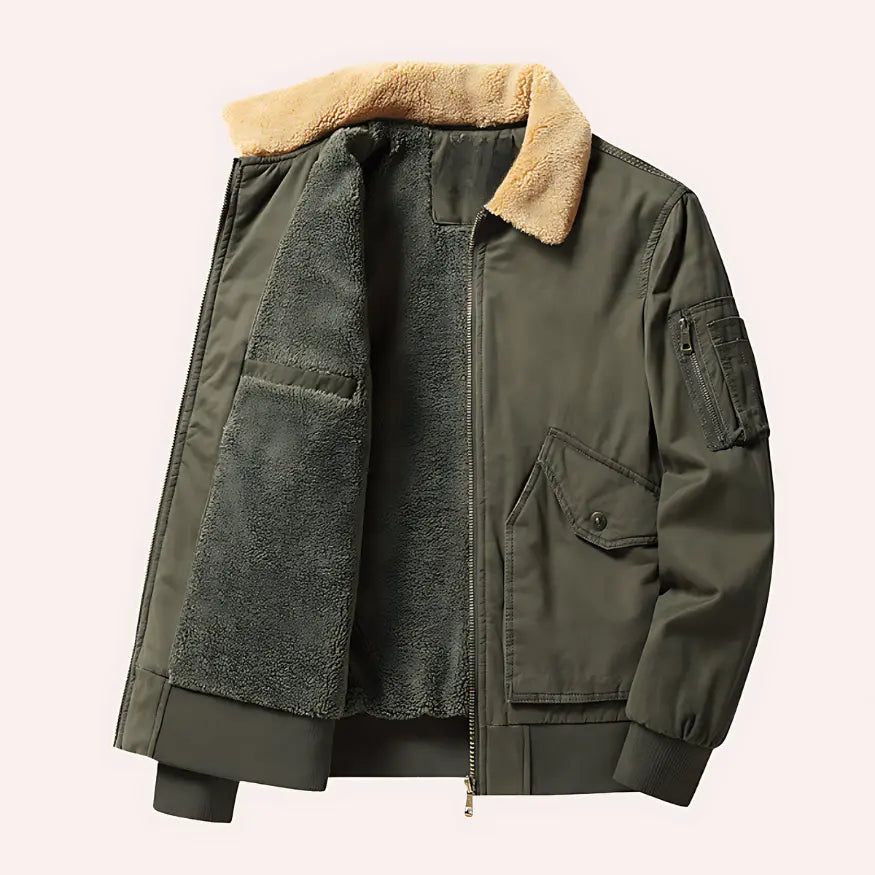 SoftNest - Giacca Bomber con Fodera Calda
