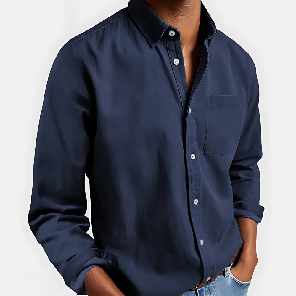 Mason - Camicia Casual a Maniche Lunghe