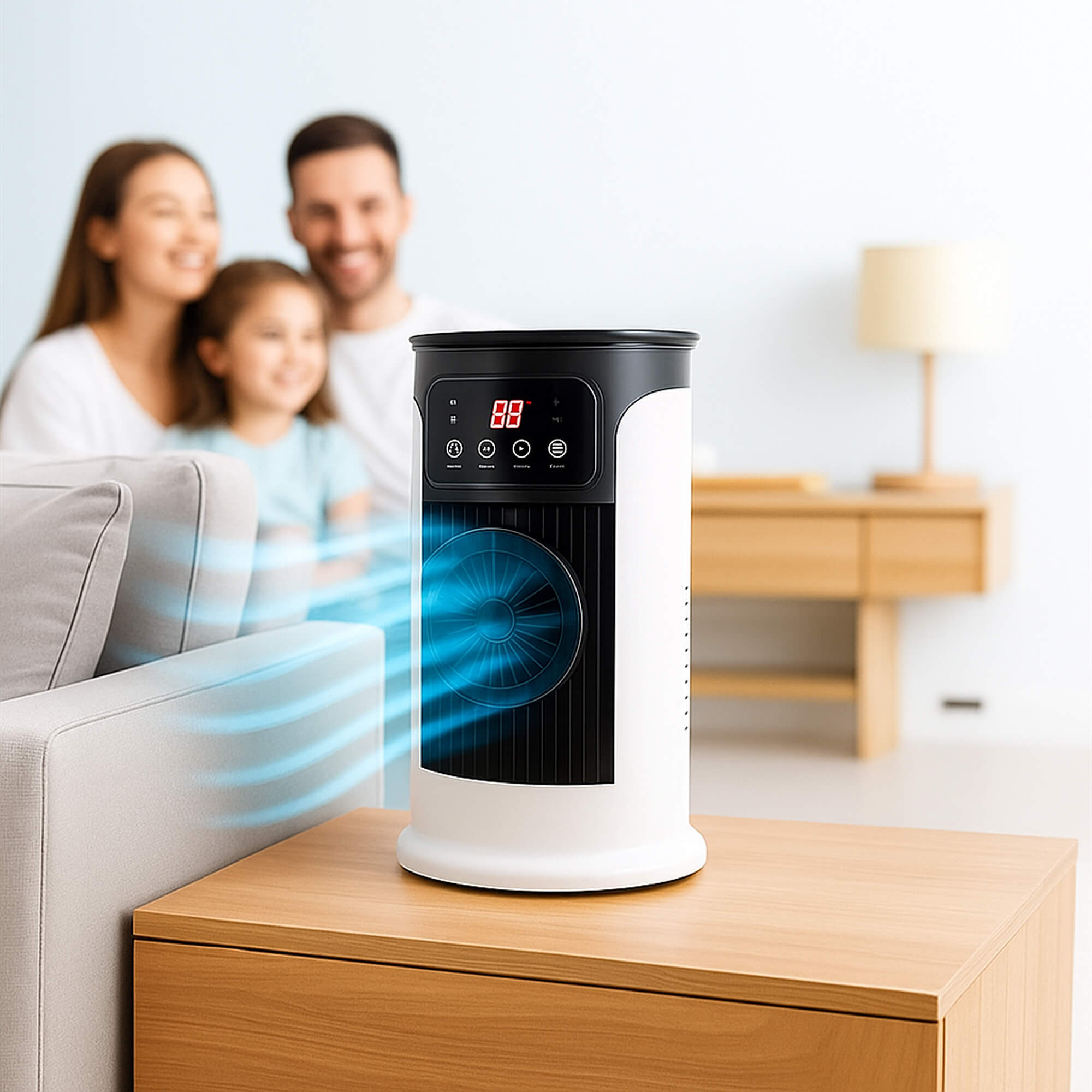 Raffreddatore d'Aria Compatto – Aria Fresca per Casa e Ufficio