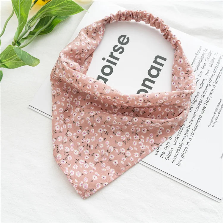 Bandana Vintage Floreale Estiva 2022 – Accessori per Capelli Eleganti per Donne e Ragazze