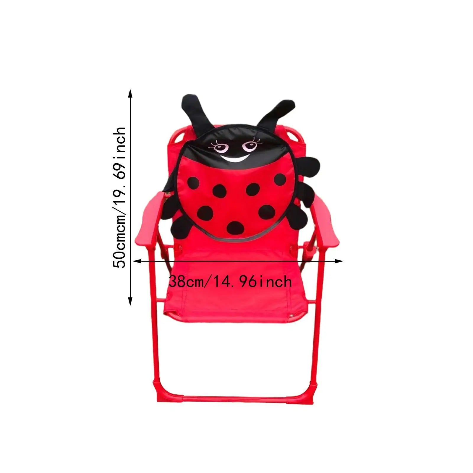 Seggiolino Pieghevole per Bambini con Stampa di Animali - Leggero e Ideale per Attività all'Aperto