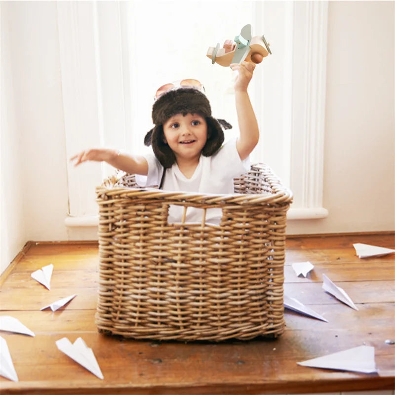 Giocattolo aereo di legno creativo – Per ore di divertimento