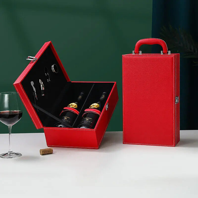 Cofanetto Vino Luxe - Elegante custodia per vino e accessori