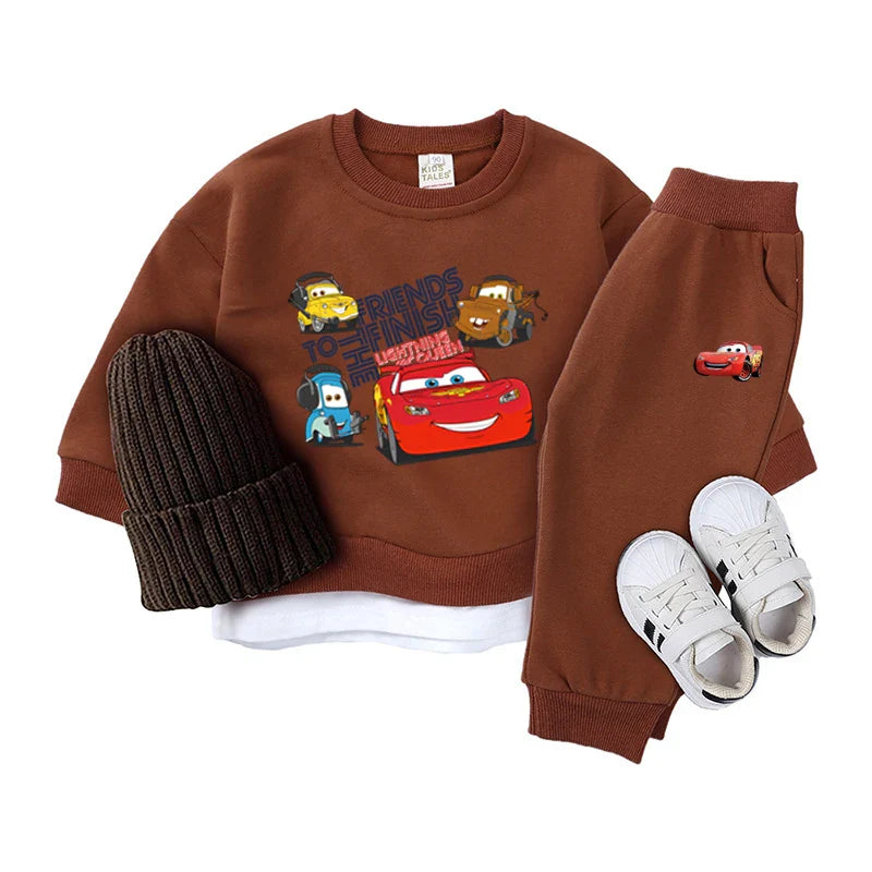 Set di Abbigliamento Lightning McQueen per Bambini – Comodo e Divertente per Ragazzi e Ragazze