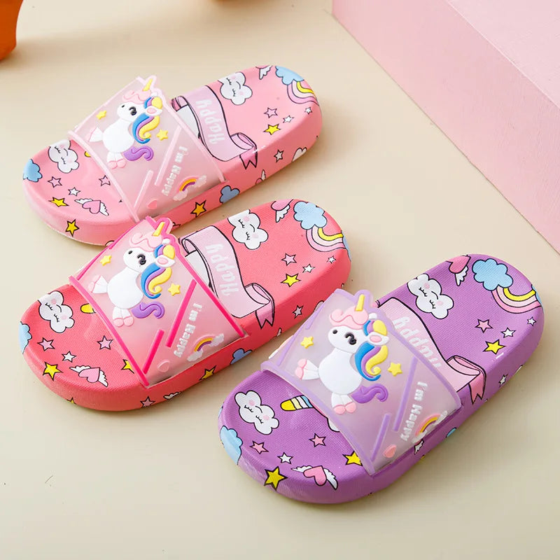 Pantofole a forma di Unicorno per Bambini – Ideali per Casa e Bagno