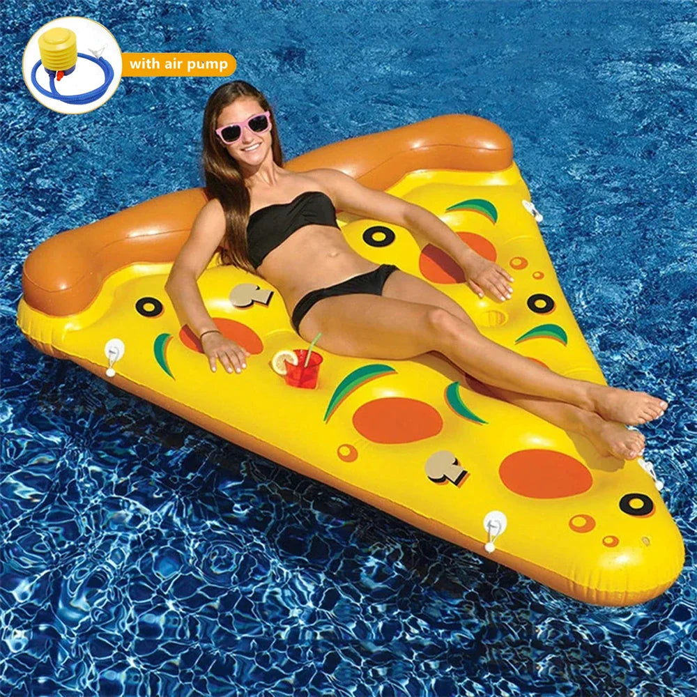Materasso Gigante a Forma di Pizza per Piscina – Rilassati e Goditi in Stile