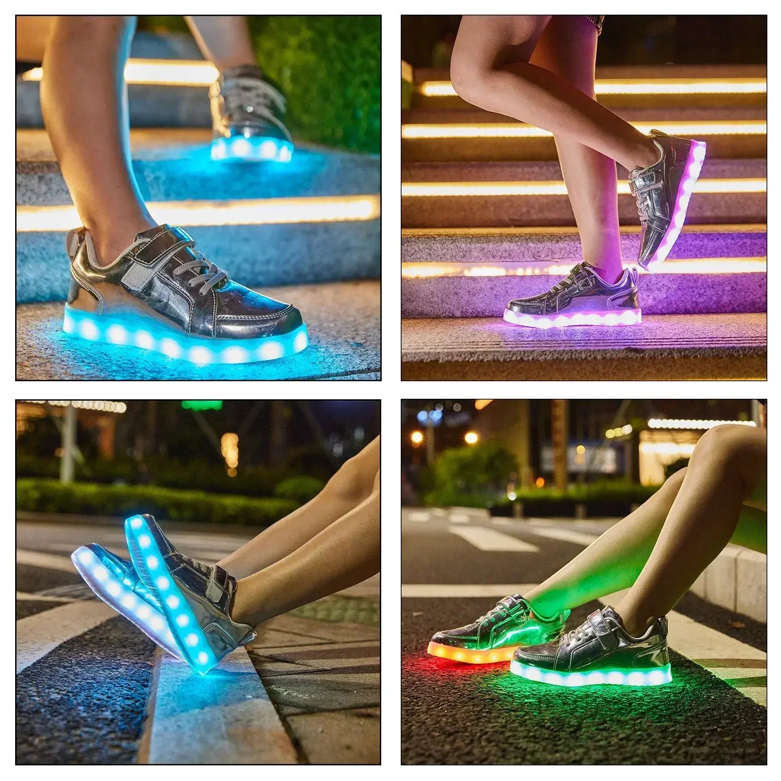 Scarpe Stralucenti - Scarpe LED per Bambini che Brillano