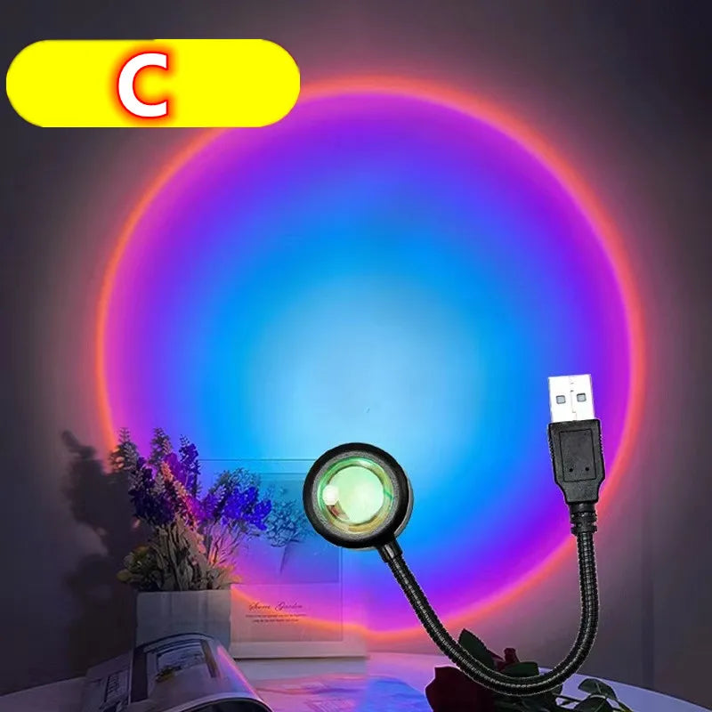Lampada Notturna LED Colorata - Illuminazione Atmosferica per la Casa