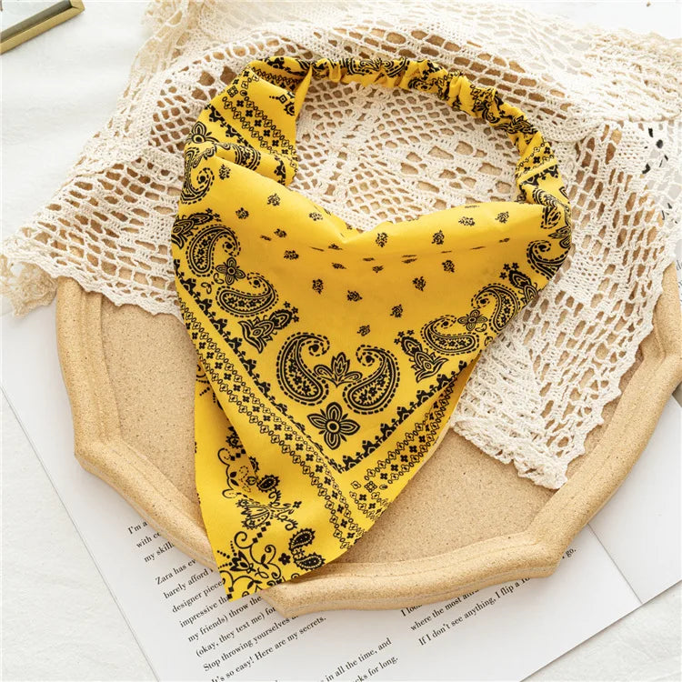 Bandana Vintage Floreale Estiva 2022 – Accessori per Capelli Eleganti per Donne e Ragazze