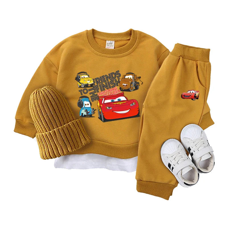 Set di Abbigliamento Lightning McQueen per Bambini – Comodo e Divertente per Ragazzi e Ragazze