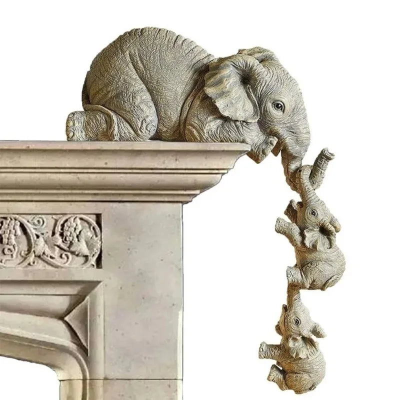 Deliziosa Statua di Elefante - Decorazione Charmante per la Casa