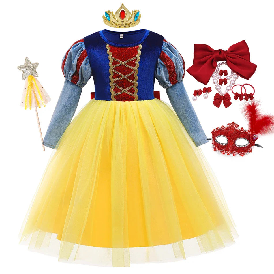 Abito da Principessa Incantevole Sophia per Bambini - Costume Magico per Feste