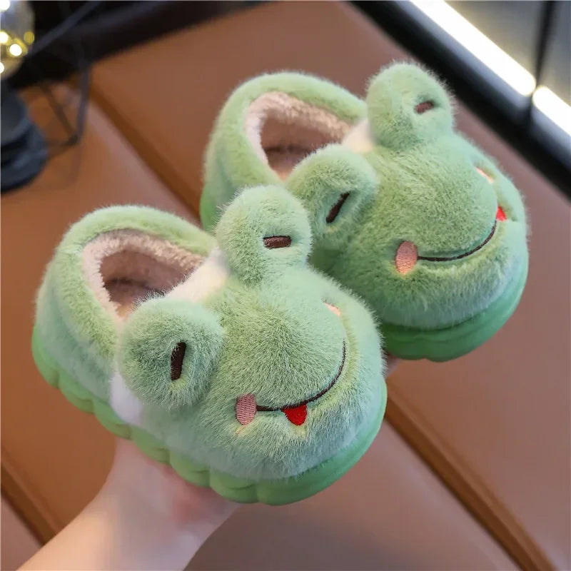 Pantofole per Bambini Toby Animali - Morbide e Calde per l'Inverno