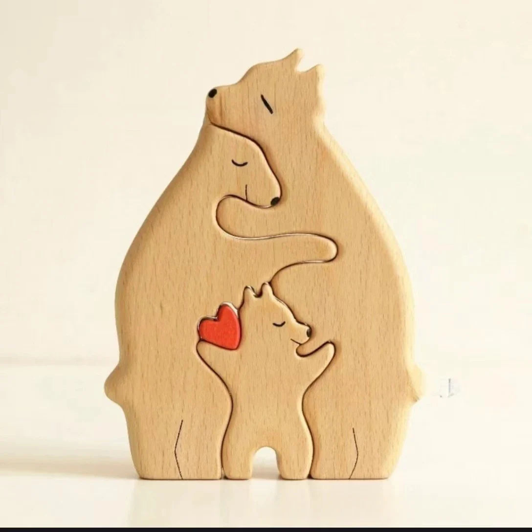 Puzzle di Legno Madre e Figlio – Un Regalo Significativo per la Festa della Mamma