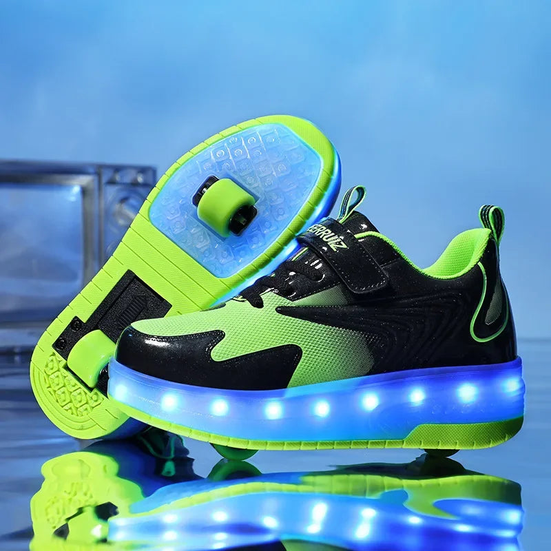 LightRiders - Scarpe LED con Ruote per Bambini