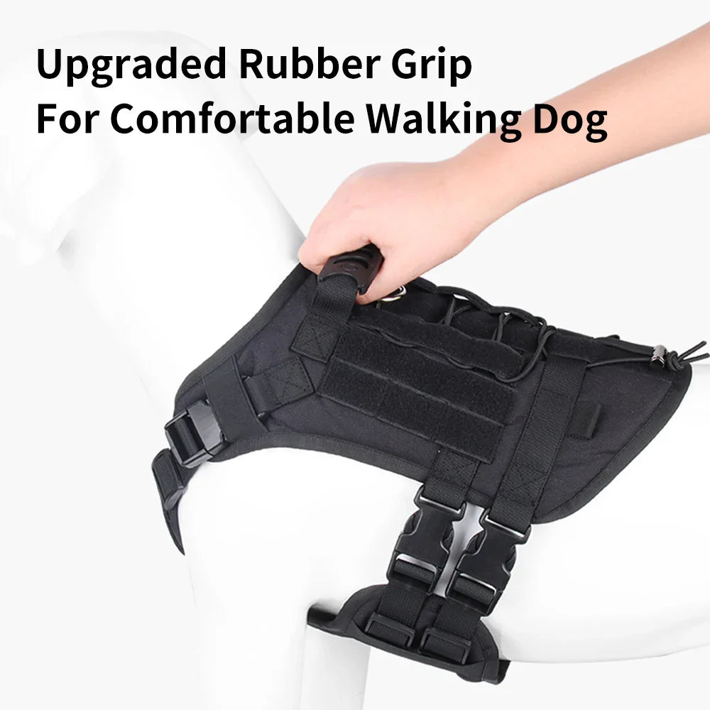 Imbracatura Tattica per Cani - Robusta e Regolabile per Cani Attivi