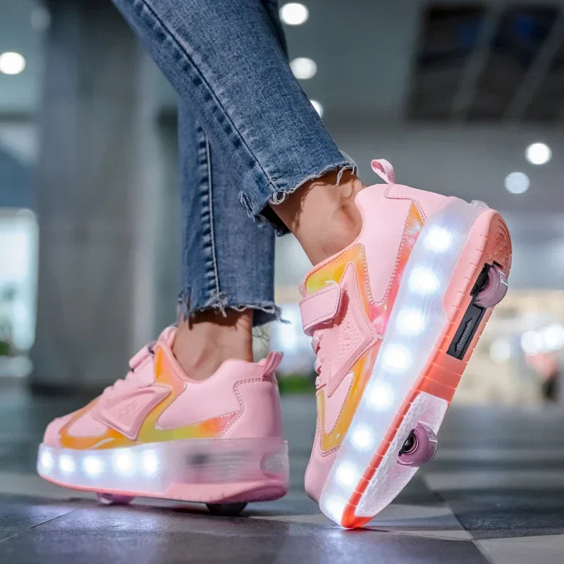 LightRiders - Scarpe LED con Ruote per Bambini