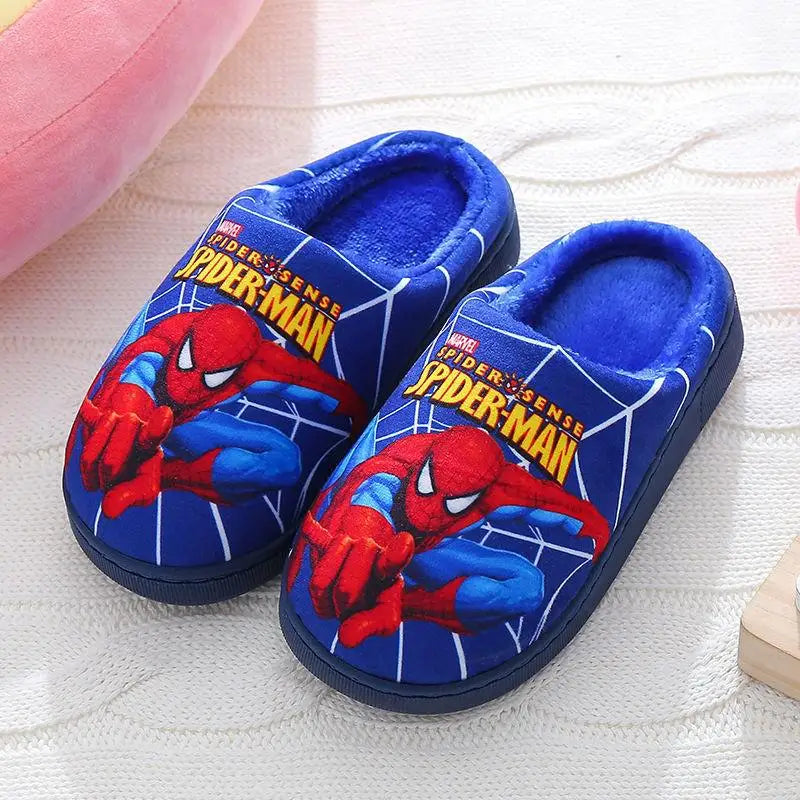 Pantofole Spider-Man per Bambini – Pantofole Morbide in Cotone per Interni in Autunno e Inverno