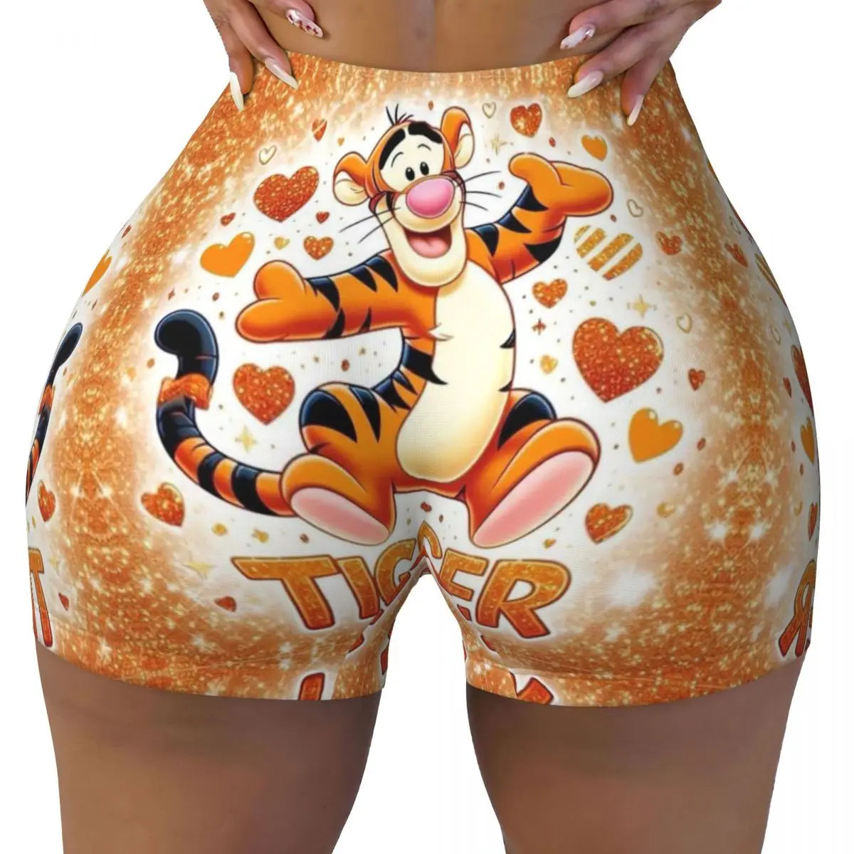 Pantaloni Sportivi e Yoga con Stampa Tigger per Donne – Confortevoli e Stilosi per Giornate Attive