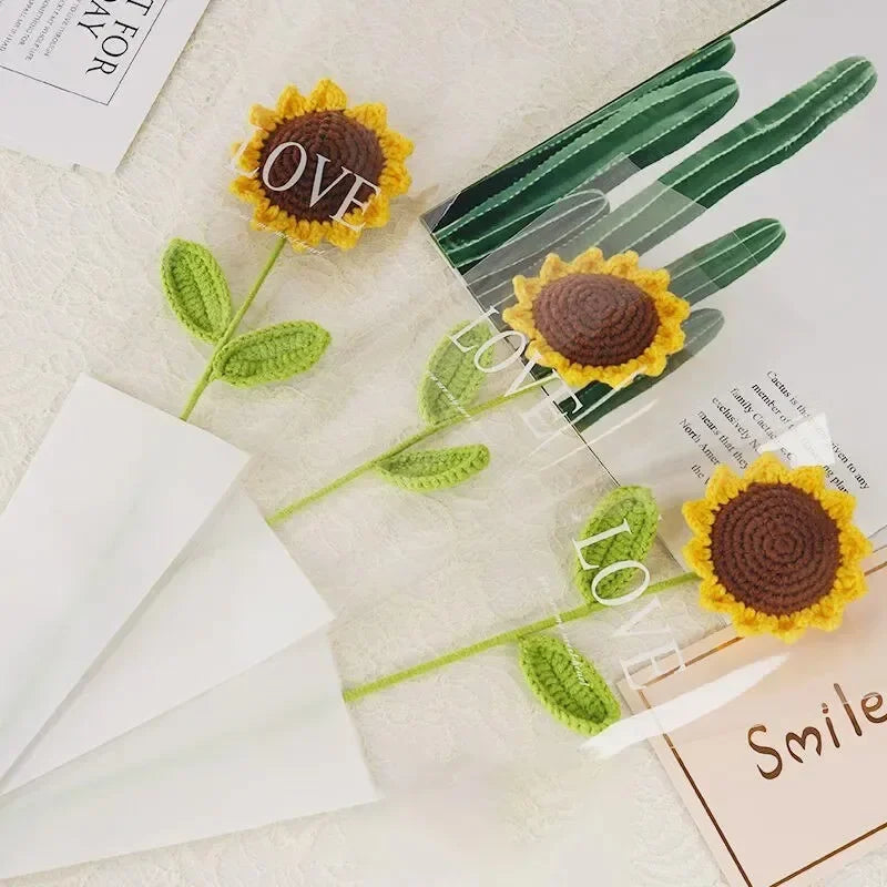 Bouquet di Girasoli all'Uncinetto – Un Regalo Creativo per la Festa della Mamma