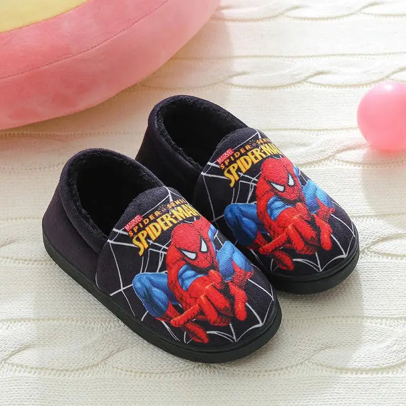 Pantofole Spider-Man per Bambini – Pantofole Morbide in Cotone per Interni in Autunno e Inverno