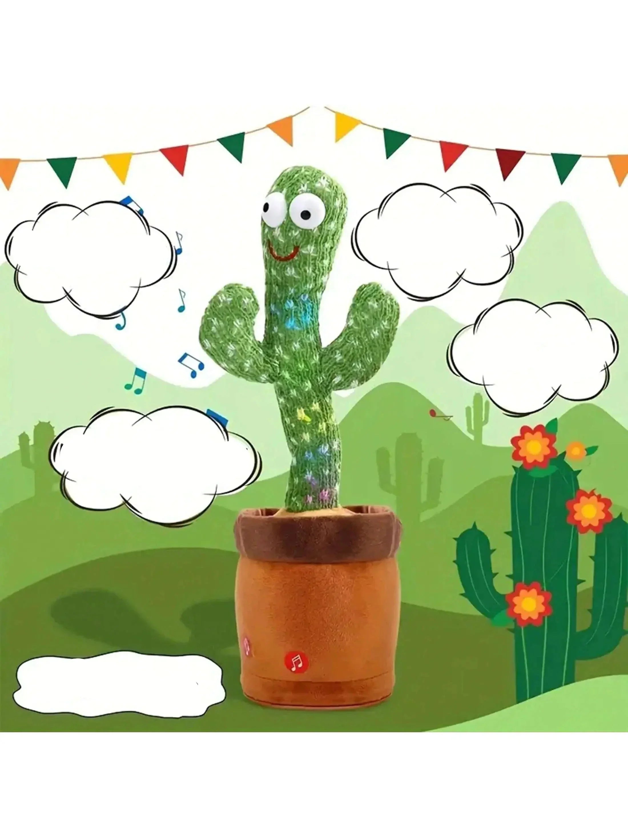 Cactus Danzerino – Giocattolo Interattivo con Musica e Luce