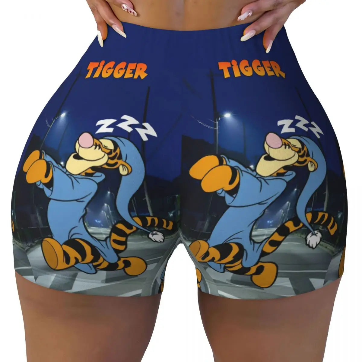 Pantaloni Sportivi e Yoga con Stampa Tigger per Donne – Confortevoli e Stilosi per Giornate Attive