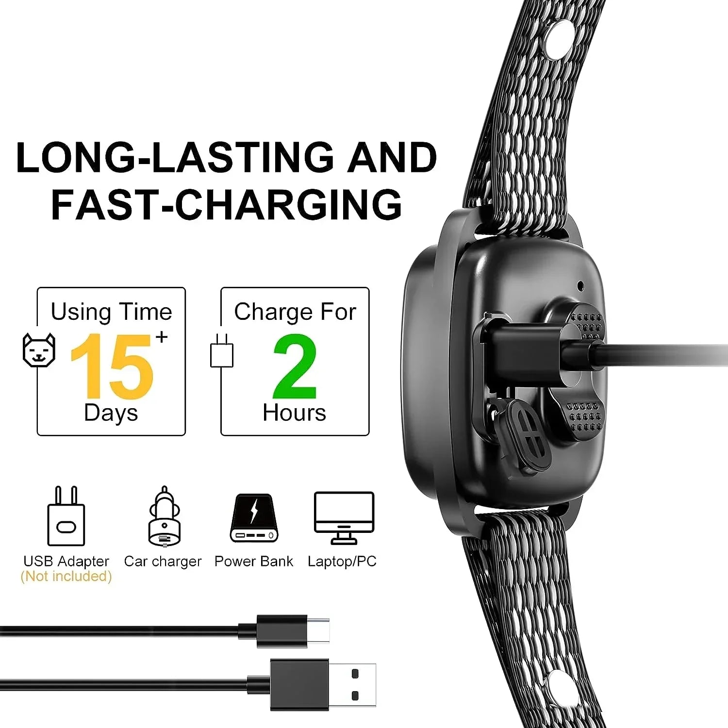 Collare Smart per Controllo Abbaio - Ruggine per il Tuo Cane