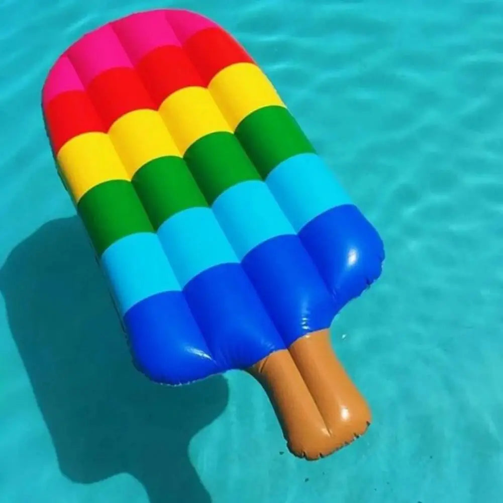 Float da Piscina Gonfiabile a Forma di Gelato – Allegra Lounge Arcobaleno per la Piscina
