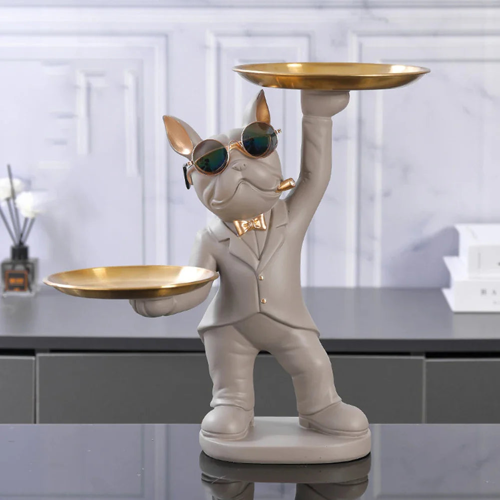 Statuetta di Cane Chic - Decorazione Giocosa e Stilos