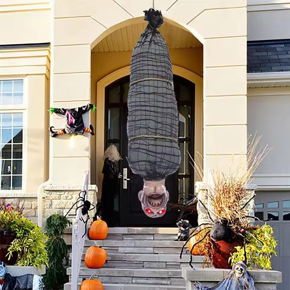 Figura Horror Pendente – Decorazione di Halloween Spaventosa con Luce e Suono