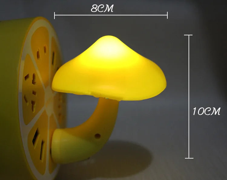 Lampada a forma di fungo giocosa - Illuminazione magica per la casa