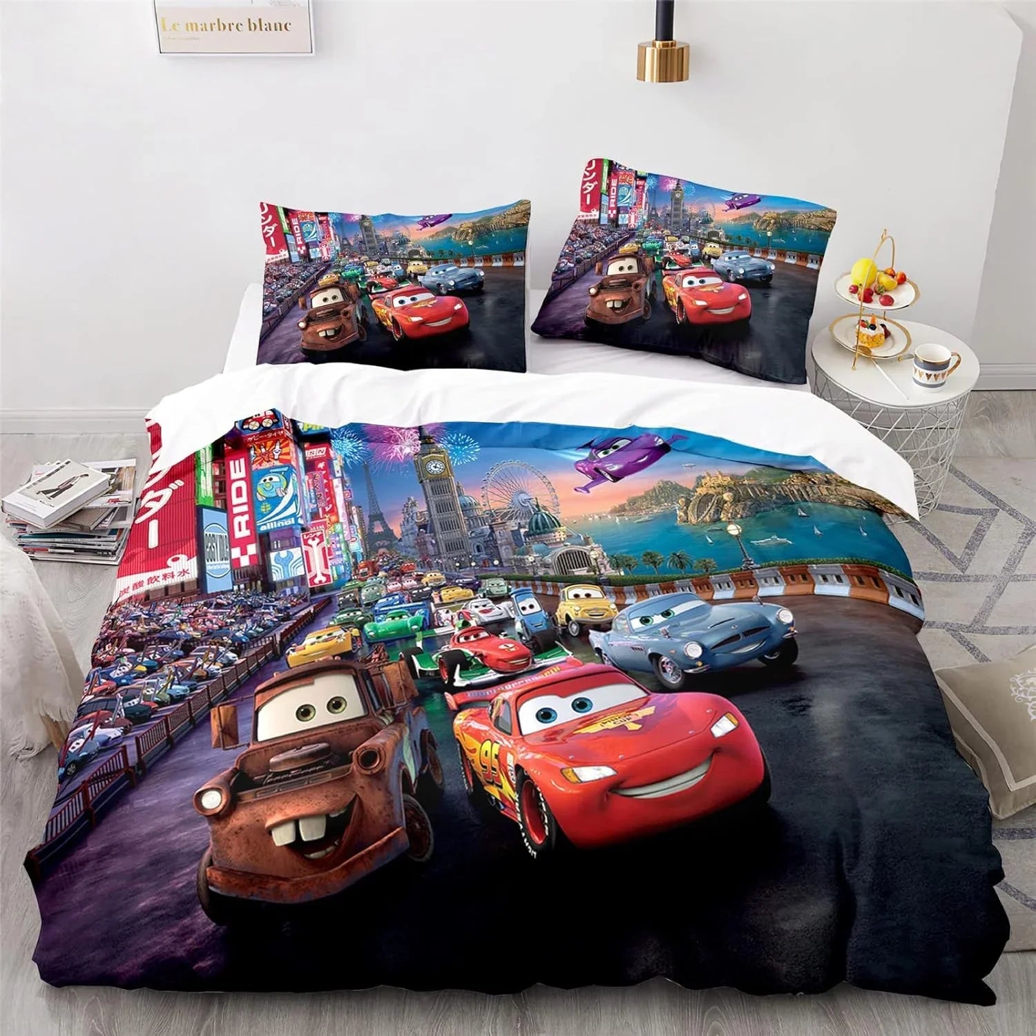 Set di Biancheria da Letto Cars Lightning McQueen – Set Divertente e Confortevole per Bambini