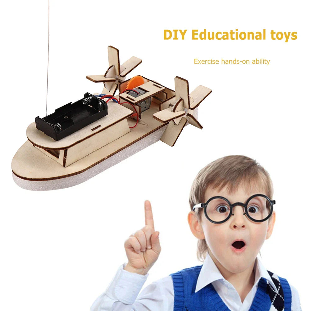 Barca Educativa in Legno DIY – Costruisci la Tua Barca Elettrica