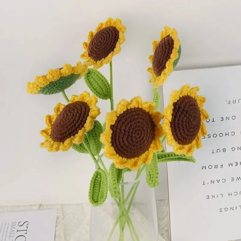 Bouquet di Girasoli all'Uncinetto – Un Regalo Creativo per la Festa della Mamma